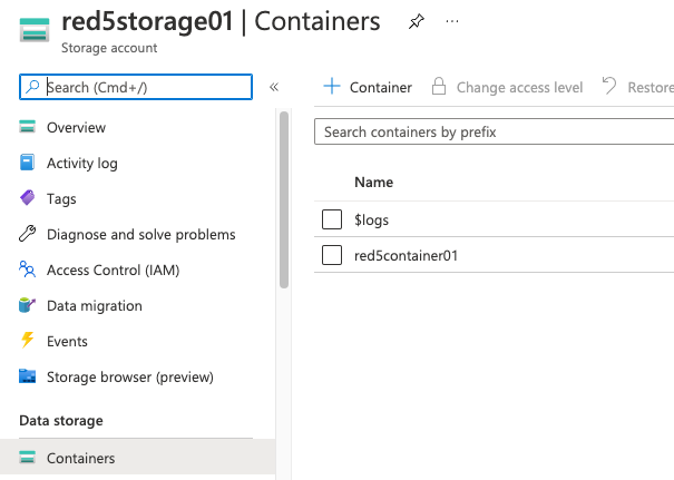 created-container